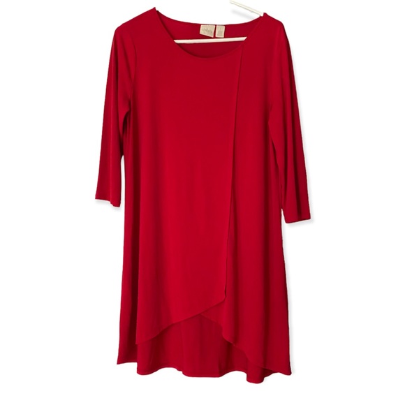 Chico’s Red Dress Size M (1) - Picture 1 of 8